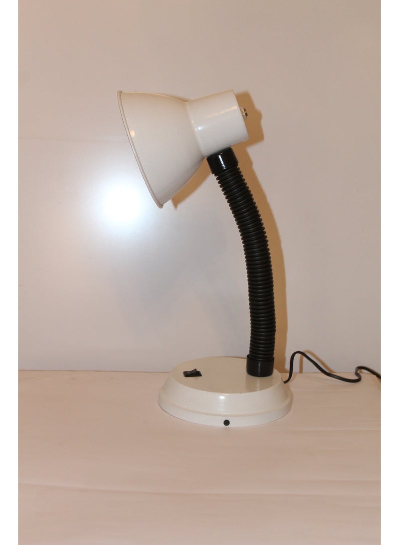 Table lamp with flexible arm moves 360 degree-white color - Image 5